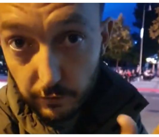 Raper Zlatko vdrl na varovano območje in želel motiti proslavo ob dnevu državnosti, policiste zmerjal z robocopi in kričal smrt fašizmu!