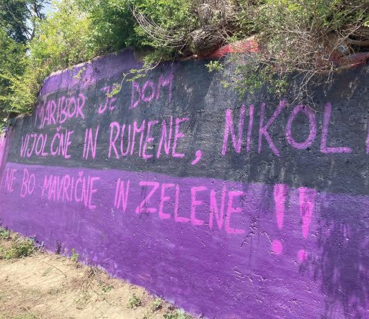 Mariborske Viole sporočajo, da Maribor ne bo nikoli zelen in mavričen