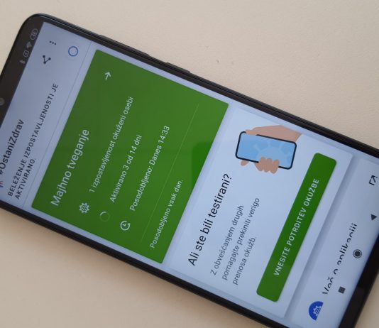 Težava z delovanjem prostovoljne aplikacije #OstaniZdrav na napravah z operacijskim sistemom iOS uspešno odpravljena