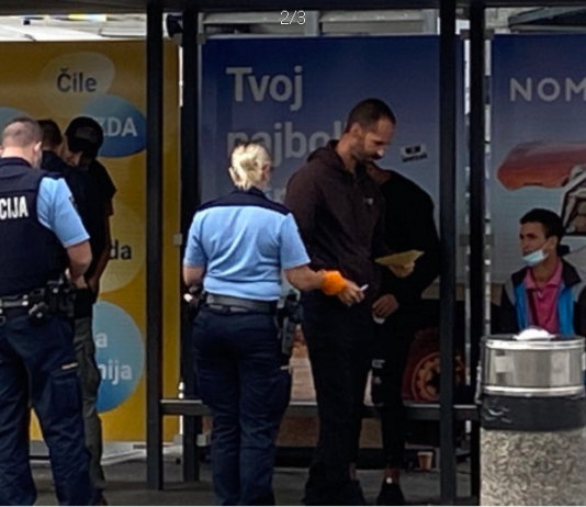 V Ljubljani na glavni avtobusni postaji prijeli migrante!