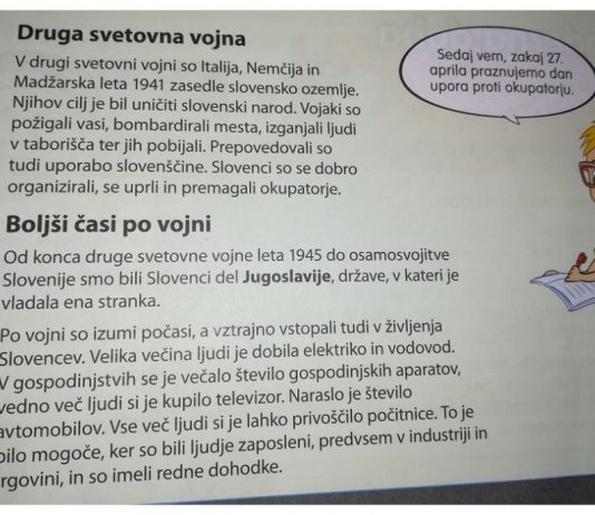 Indoktrinacija v šolah: Petošolcem predstavljajo brezmadežni NOB in totalitaristično Jugoslavijo kot sanjsko in uspešno gospodarsko velesilo!