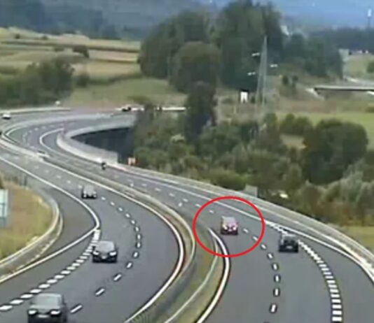 Spet strah in groza med Šentiljem in Mariborom: vozniki so se komaj izognili avtomobilu, ki je na avtocesti peljal v napačno smer!