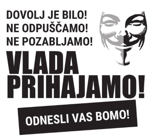 Kako pokvarjeno: Proteste so podpirali, ko je šlo predaleč in so pričeli napadati policiste, se pa distancirajo!