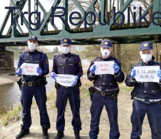 Ne nasedajte spletni prevari, kjer policisti pozivajo na proteste!