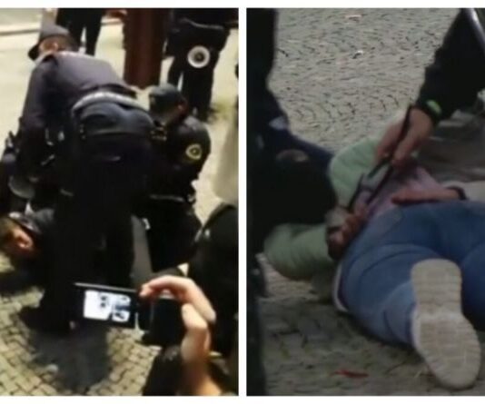 Policija razkrila, zakaj ‘obračun’ s protestnico! To je hotela narediti policistu