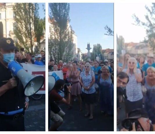 (Video)Petkovi protestniki pokazali svoj “kulturni” domet