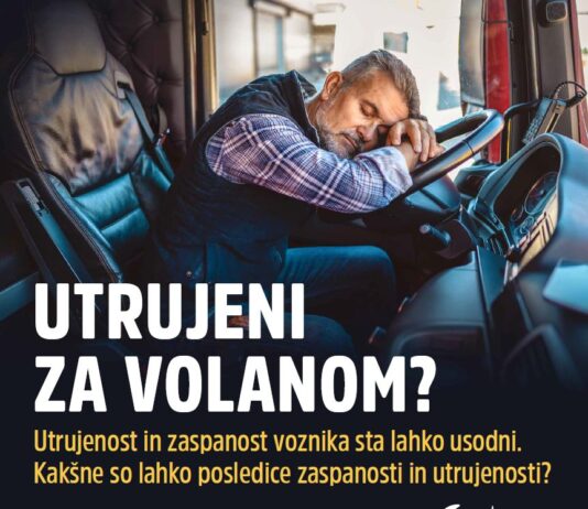 Policija obvešča: Od 19. do 25. julija poteka akcija za večjo varnost voznikov tovornih vozil in avtobusov