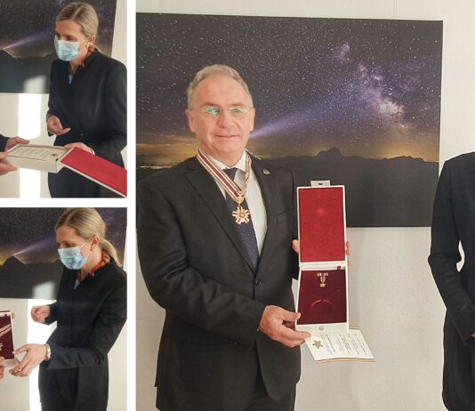 Minister Hojs prejel spominski znak litvanskega notranjega ministrstva za posebne zasluge