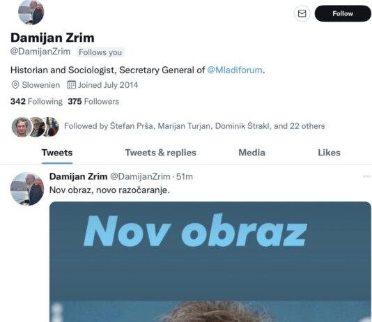 Na levici vlada pravi kaos. Podmladek SD Roberta Goloba označil za “nov obraz in novo razočaranje”, objavo kasneje izbrisali