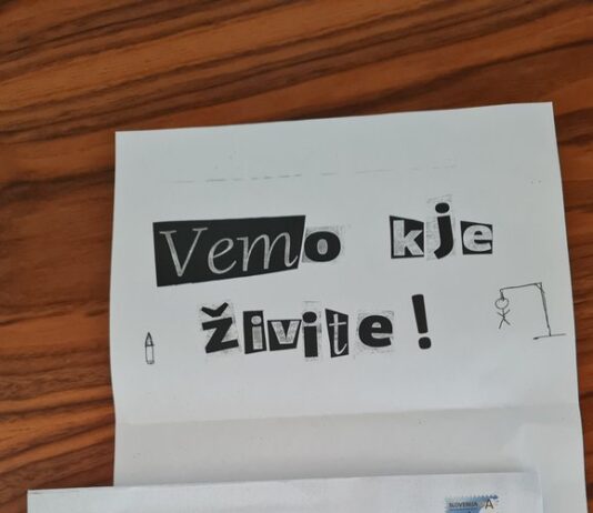Poslanca SDS danes prejela grozilni pismi in grožnje z obešanjem