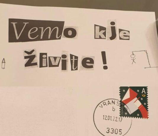 Po poslancih SDS, grozilnega pisma deležen tudi minister za finance