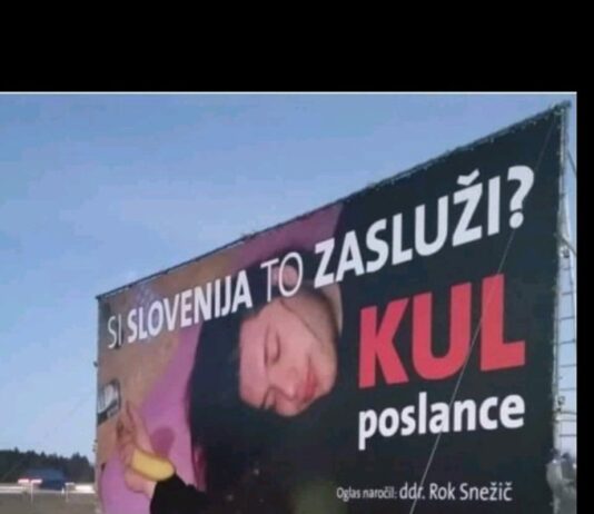 Po Sloveniji so se pojavili plakati z ne ravno zglednim Miho Kordišem in vprašanjem, če si želimo takšnih poslancev