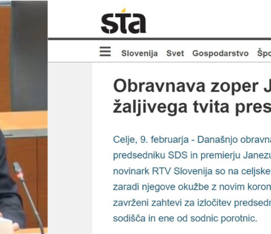 Preberite kako državna tiskovna agencija prejudicira krivdo predsednika Janeza Janše v sodnem postopku