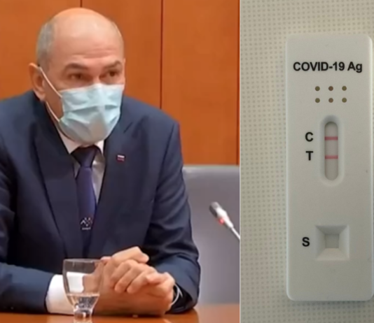 Tudi premier Janez Janša okužen z virusom covid-19