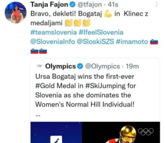 Neverjetno! Ali Tanja Fajon sploh ne ve kdo je osvojil medalje na olimpijskih igrah, čestitko izrekla napačni osebi?