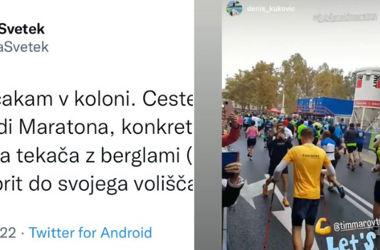 Nedopustno in skrb vzbujajoče – profesorica Mojca Svetek žaljivo “nad” tekača Ljubljanskega maratona zaradi bergel