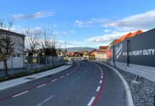 Mestna občina Celje: Nov kolesarski pas v Trnovljah