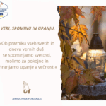 Izjava Krščanskega foruma SDS ob prazniku vseh svetih in dnevu spomina na mrtve