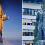 Požig simbola človekovega življenja za oblastnike umetniški performans, uničenje simbola morije nad lastnim narodom kaznivo dejanje!?