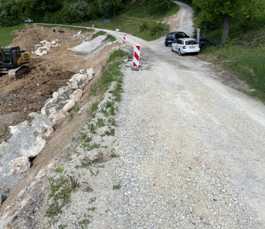 Občina Slovenske Konjice: Sanacija plazu ob lokalni cesti Trije križi – Sojek