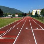 Občina Slovenske Konjice: OŠ Ob Dravinji – sanacija tartanske podlage in zaris novih črt