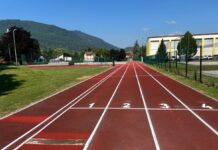 Občina Slovenske Konjice: OŠ Ob Dravinji – sanacija tartanske podlage in zaris novih črt